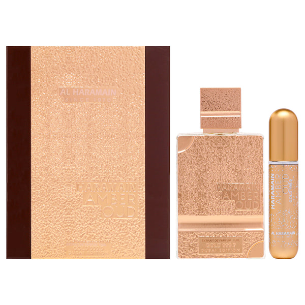 Al Haramain Amber Oud Gold 999.9 - Dubai Edition by Al Haramain for Unisex - 2.53 oz Extrait De Parfum Spray