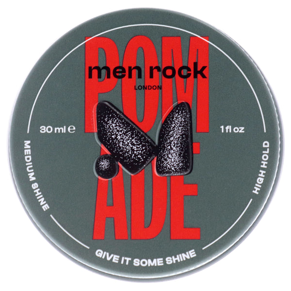 Men Rock Pomade - High Hold-Medium Shine by Men Rock for Men - 3 oz Pomade