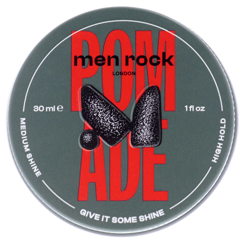 Men Rock Pomade - High Hold-Medium Shine by Men Rock for Men - 3 oz Pomade