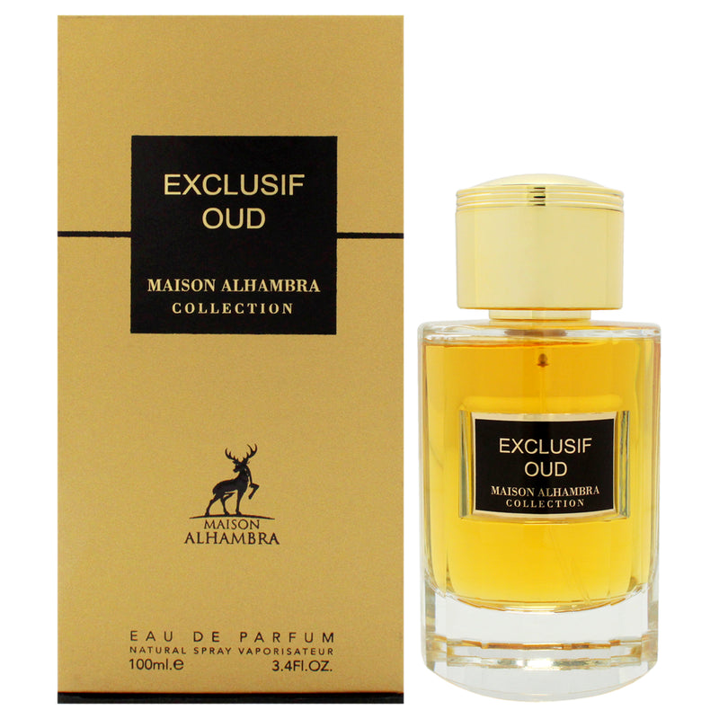 Maison Alhambra Exclusif - Oud by Maison Alhambra for Unisex - 3.4 oz EDP Spray