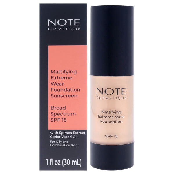 Note Cosmetique Mattifying Extreme Wear Foundation SPF 15 - 02 Natural Beige by Note Cosmetique for Women - 1 oz Foundation