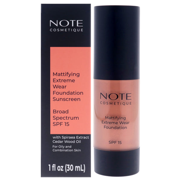 Note Cosmetique Mattifying Extreme Wear Foundation SPF 15 - 108 Terra by Note Cosmetique for Women - 1 oz Foundation