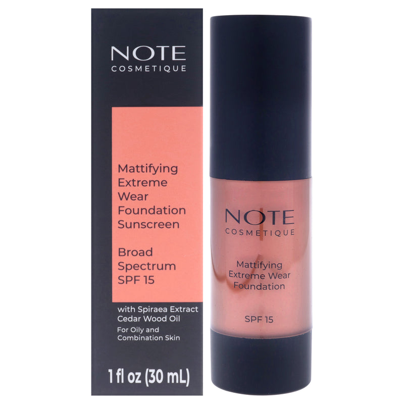 Note Cosmetique Mattifying Extreme Wear Foundation SPF 15 - 110 Smoke by Note Cosmetique for Women - 1 oz Foundation