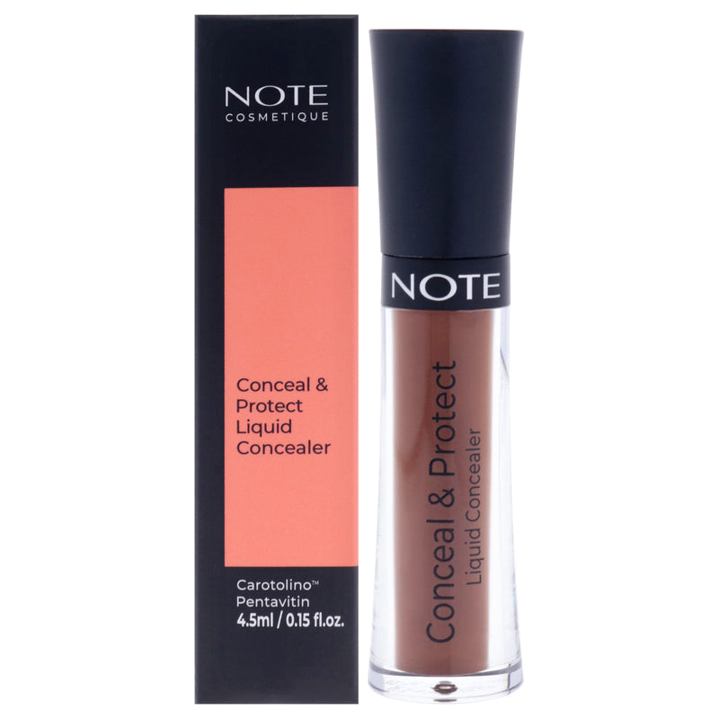 Note Cosmetique Conceal and Protect Liquid Concealer - 12 Espresso by Note Cosmetique for Women - 0.15 oz Concealer