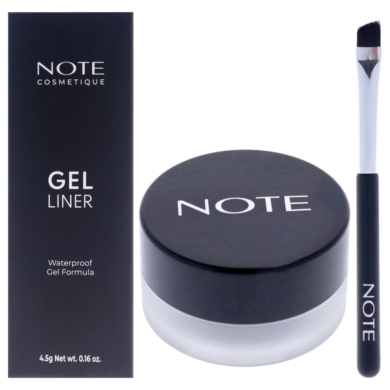 Note Cosmetique Gel Eyeliner - Extra Black by Note Cosmetique for Women - 0.16 oz Eyeliner