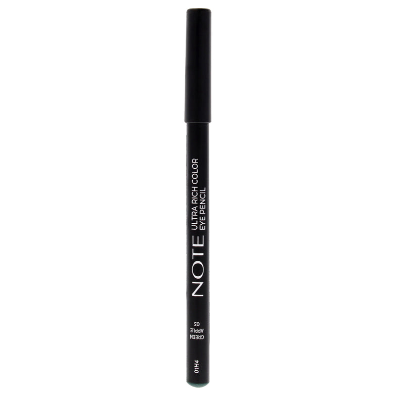 Note Cosmetique Ultra Rich Color Eye Pencil - 03 Green Apple by Note Cosmetique for Women - 0.04 oz Eye Pencil