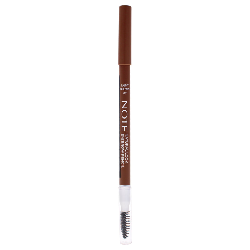Note Cosmetique Natural Look Eyebrow Pencil - 02 Light Brown by Note Cosmetique for Women - 0.038 oz Eyebrow Pencil