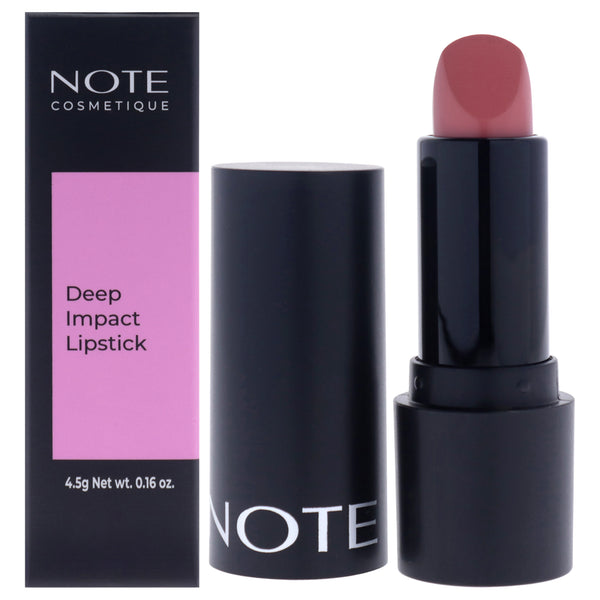 Note Cosmetique Deep Impact Lipstick - 02 Optimist Rose by Note Cosmetique for Women - 0.16 oz Lipstick