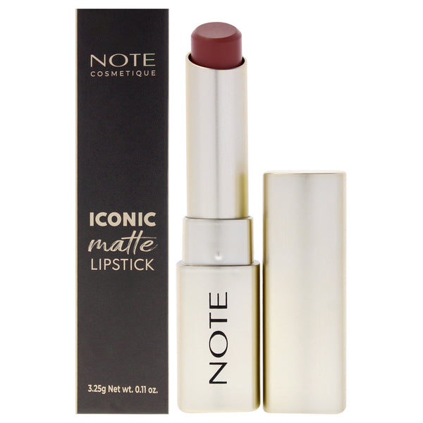 Note Cosmetique Iconic Matte Lipstick - 105 Mystick by Note Cosmetique for Women - 0.11 oz Lipstick