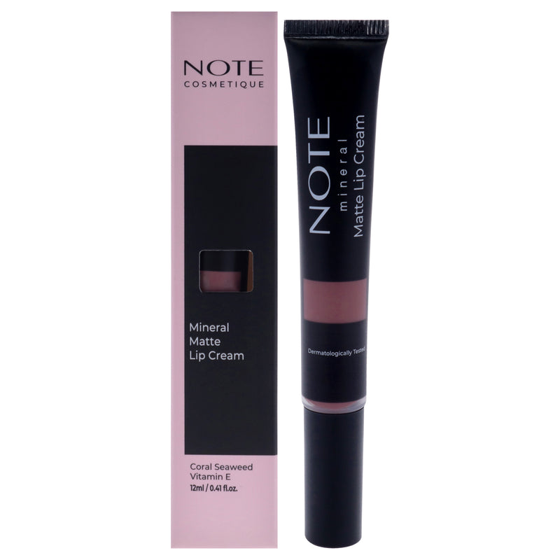 Note Cosmetique Mineral Matte Lip Cream - 05 First Sight by Note Cosmetique for Women - 0.41 oz Lipstick