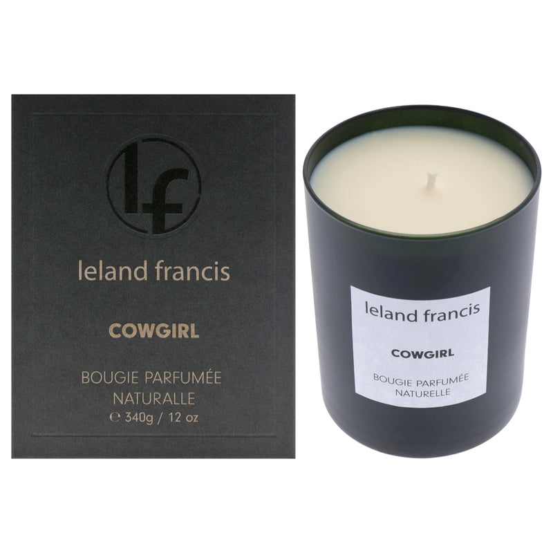 Leland Francis Scented Candle - Cowgirl by Leland Francis for Unisex - 12 oz Candle