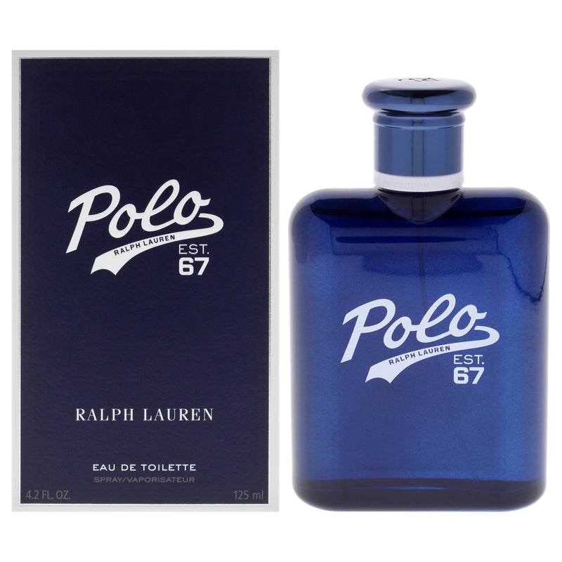 Ralph Lauren Polo 67 by Ralph Lauren for Men - 4.2 oz EDT Spray (Refillable)