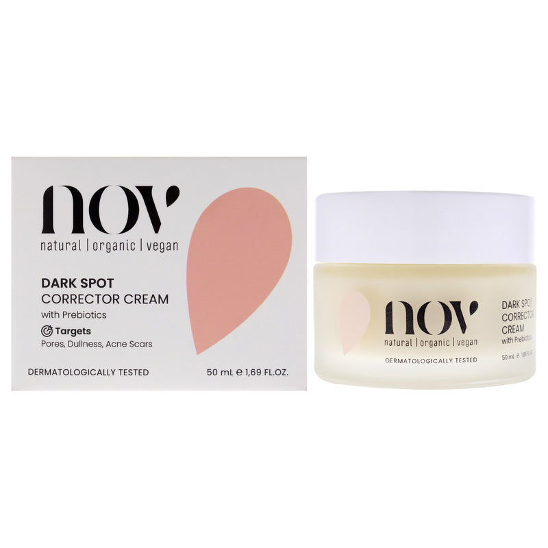 NOV Natural Organic Vegan Dark Spot Corrector Cream by NOV Natural Organic Vegan for Women - 1.69 oz Cream
