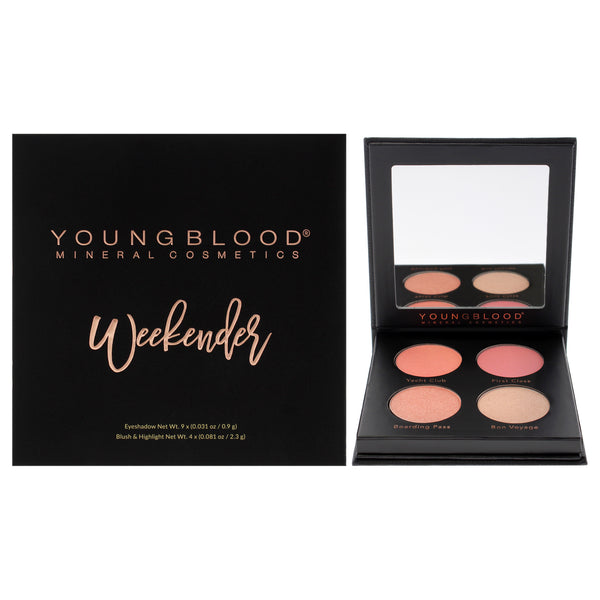 Youngblood Palette - Weekender by Youngblood for Women - 0.60 oz Makeup