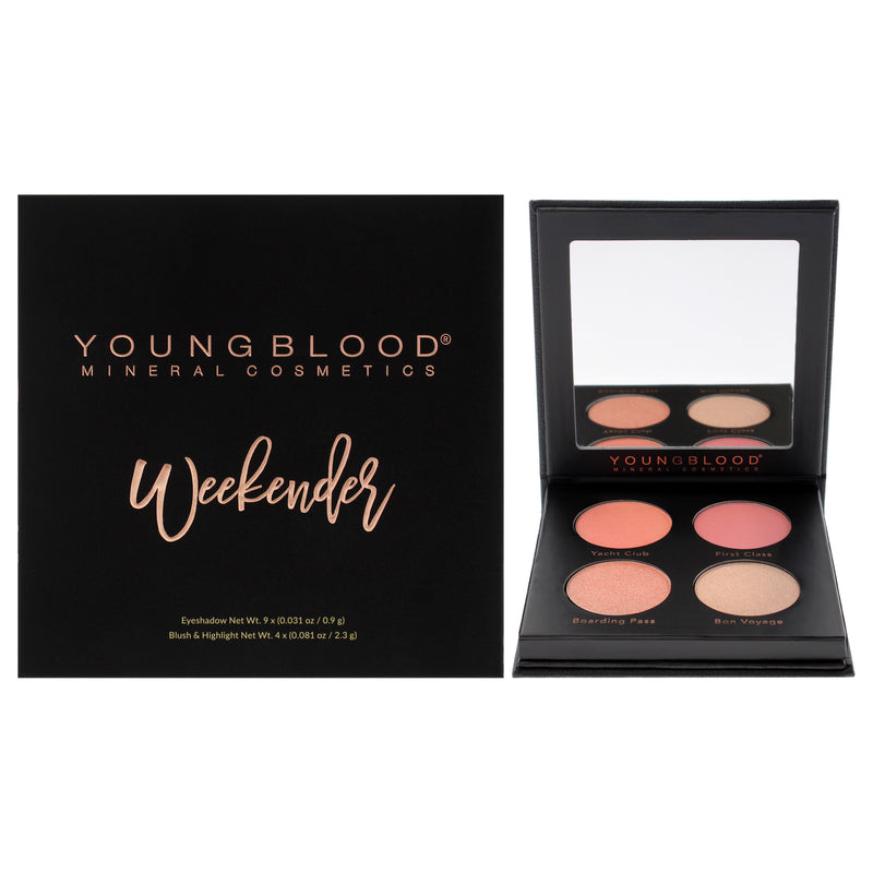 Youngblood Palette - Weekender by Youngblood for Women - 0.60 oz Makeup