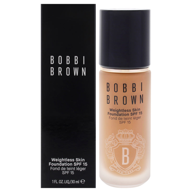 Bobbi Brown Weightless Skin Foundation SPF 15 - W-086 Warm Almond by Bobbi Brown for Women - 1 oz Foundation