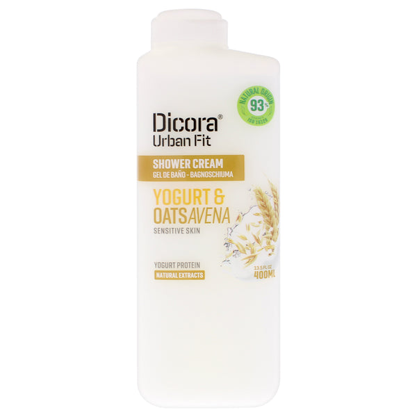 Dicora Urban Fit Shower Cream - Protein Yogurt and Oats Avena by Dicora Urban Fit for Unisex - 13.5 oz Shower Cream
