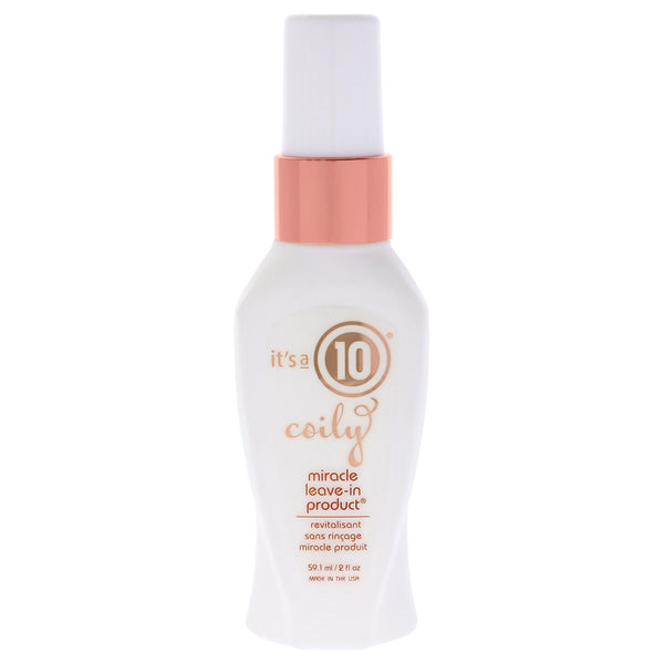 It's A 10 Coily Miracle Leave In Product by Its A 10 for Unisex - 2 oz Hair Spray