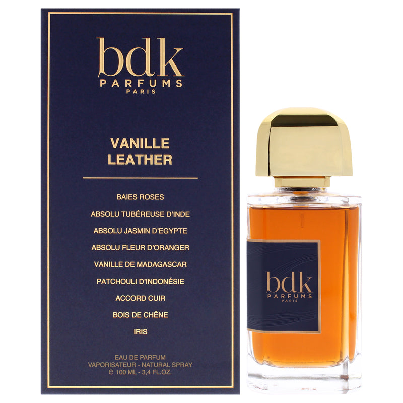 BDK Parfums Vanille Leather by BDK Parfums for Unisex - 3.4 oz EDP Spray