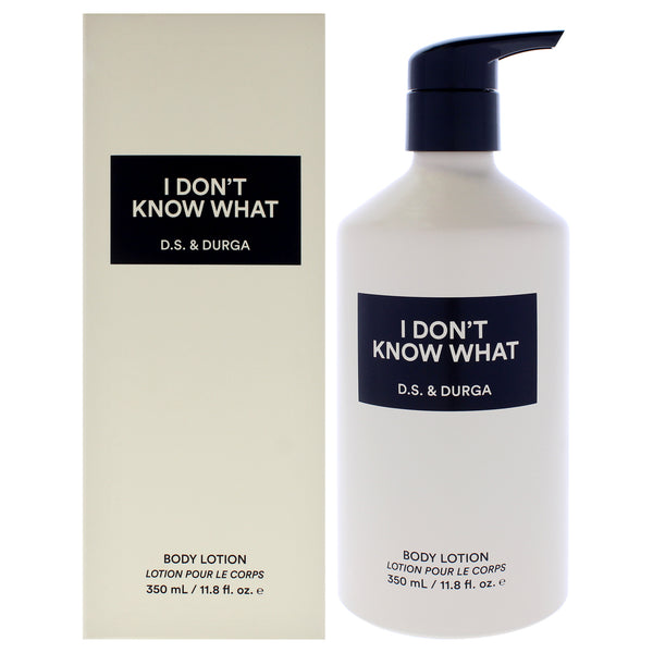 DS & Durga I Dont Know What Body Lotion by DS & Durga for Unisex - 11.8 oz Body Lotion