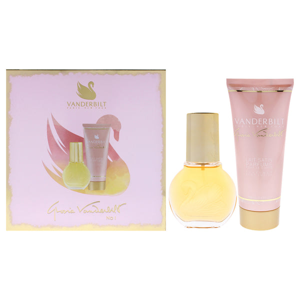 Gloria Vanderbilt Gloria Vanderbilt No. 1 by Gloria Vanderbilt for Women - 2 Pc Gift Set 1oz EDT Spray, 3.4oz Body Lotion