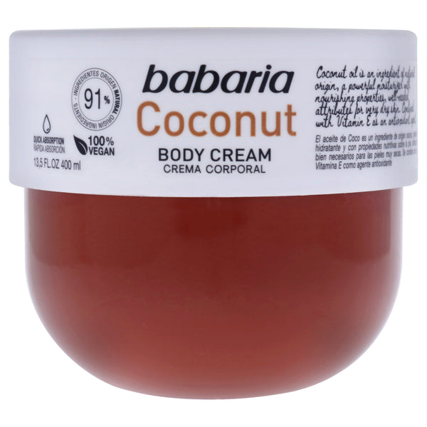 Babaria Coconut Body Cream by Babaria for Unisex - 13.5 oz Body Cream