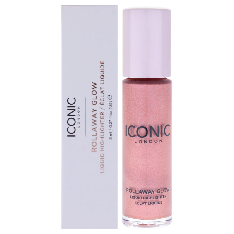 Iconic London Rollaway Glow Liquid Highlighter - Rose Potion by Iconic London for Women - 0.27 oz Highlighter