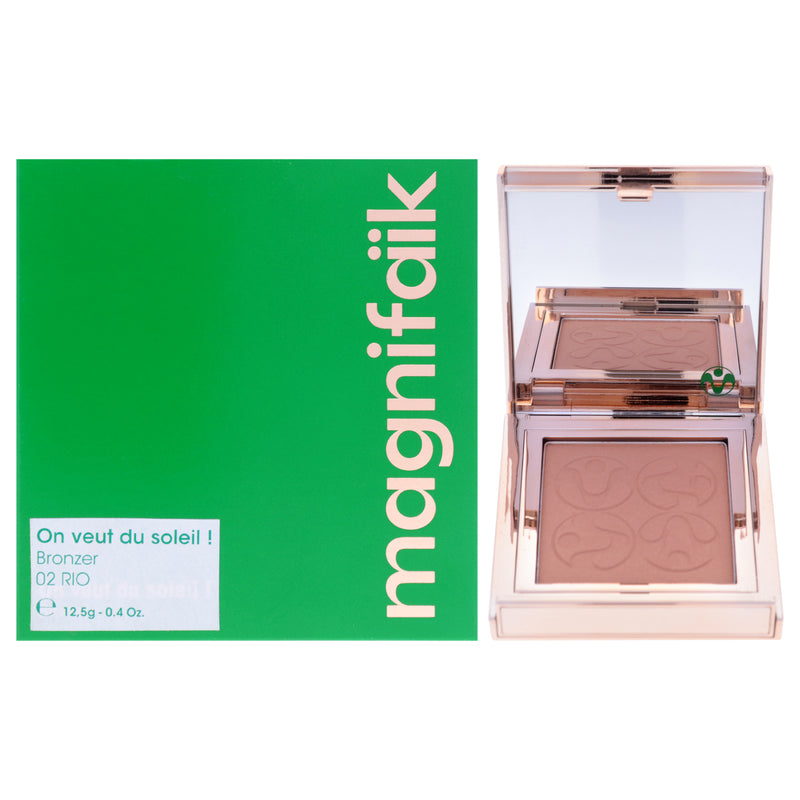 Magnifaik Bronzer - 02 Rio by Magnifaik for Women - 0.4 oz Bronzer
