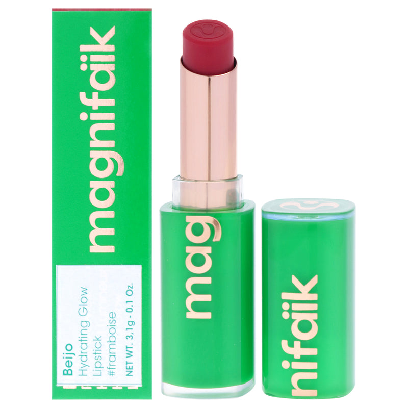 Magnifaik Hydrating Glow Lipstick - Raspberry by Magnifaik for Women - 0.1 oz Lipstick