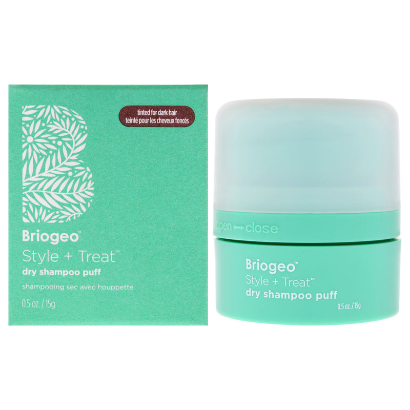 Briogeo Style Plus Treat Dry Shampoo Puff Mattifying Powder - Tinted by Briogeo for Unisex - 0.5 oz Dry Shampoo
