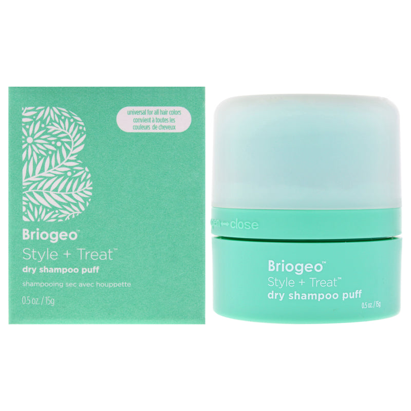 Briogeo Style Plus Treat Dry Shampoo Puff Mattifying Powder - Universal by Briogeo for Unisex - 0.5 oz Dry Shampoo