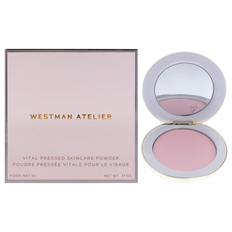 Westman Atelier Vital Pressed Skincare Powder - Pink Bubble by Westman Atelier for Women - 0.17 oz Powder