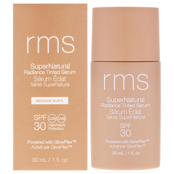 RMS Beauty SuperNatural Radiance Tinted Serum SPF 30 - Medium Aura by RMS Beauty for Women - 1 oz Makeup