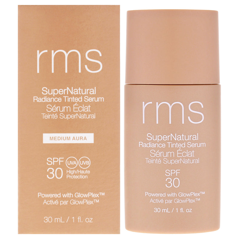 RMS Beauty SuperNatural Radiance Tinted Serum SPF 30 - Medium Aura by RMS Beauty for Women - 1 oz Makeup