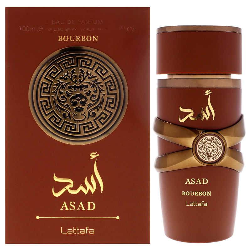 Lattafa Asad - Bourbon by Lattafa for Men - 3.4 oz EDP Spray