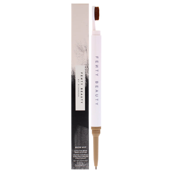 Fenty Beauty Brow MVP Ultra Fine Brow Pencil and Styler - Medium Blonde by Fenty Beauty for Women - 0.002 oz Eyebrow Pencil