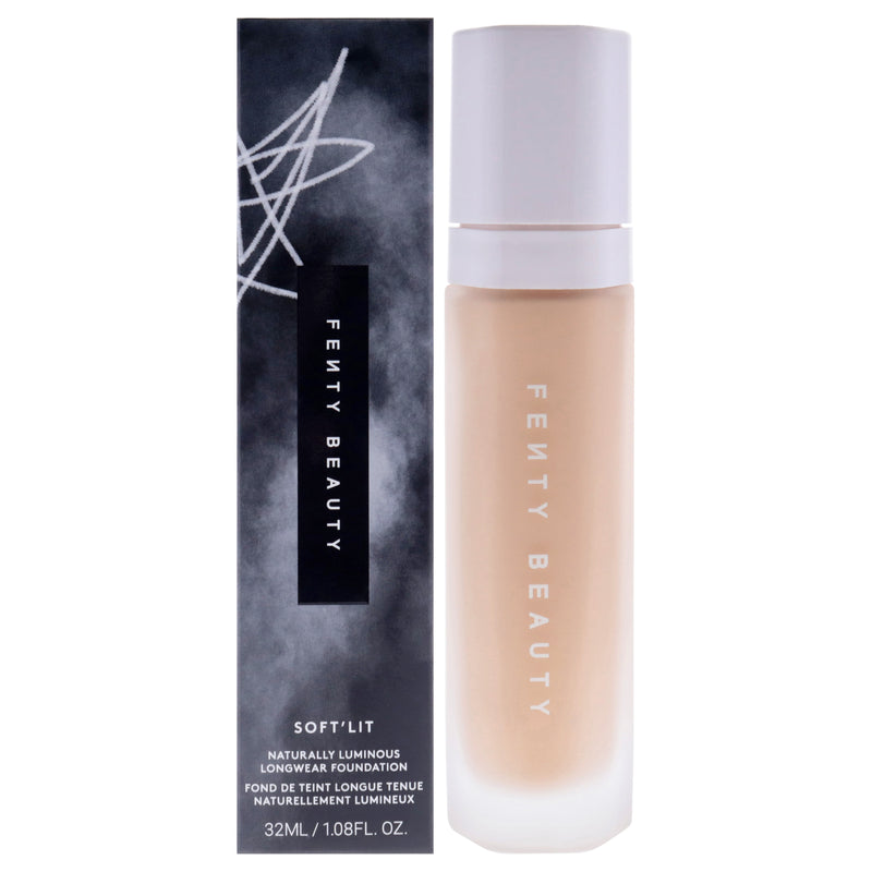 Fenty Beauty Soft Lit Naturally Luminous Longwear Foundation - 225 Light Medium Neutral Olive by Fenty Beauty for Women - 1.08 oz Foundation