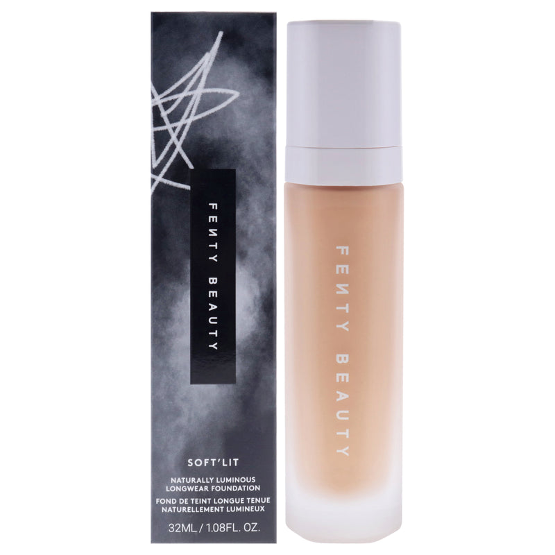 Fenty Beauty Soft Lit Naturally Luminous Longwear Foundation - 250 Light Medium Warm Golden by Fenty Beauty for Women - 1.08 oz Foundation