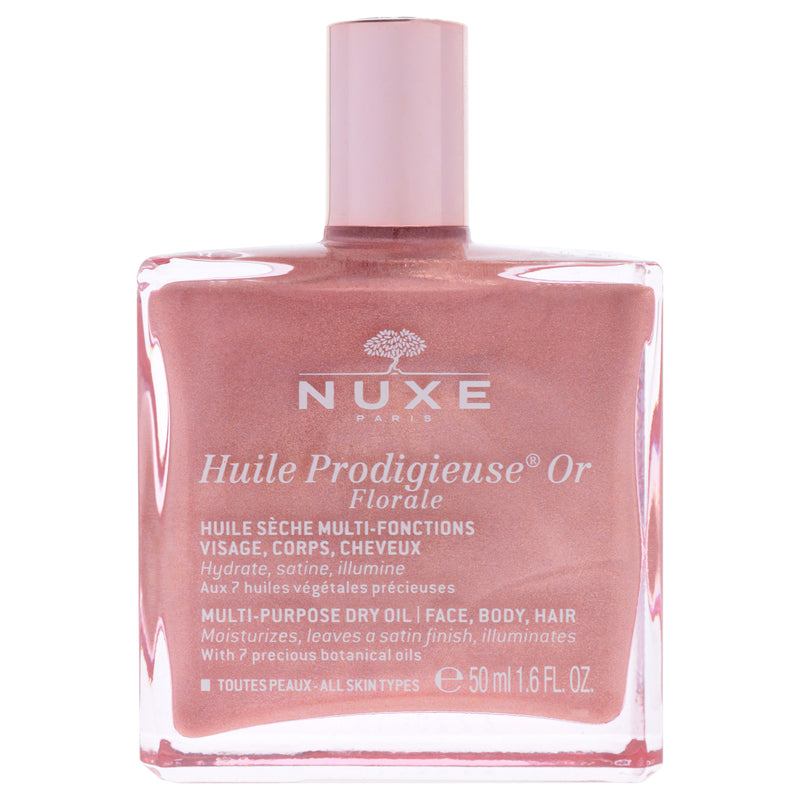 Nuxe Huile Prodigieuse Or Multi-Purpose Dry Oil - Florale Shimmer by Nuxe for Unisex - 1.6 oz Oil
