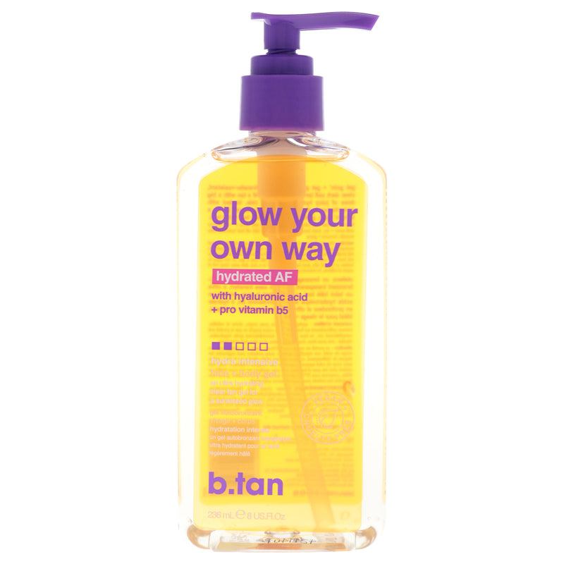 B.Tan Glow Your Own Way - Hydrated AF by B.Tan for Women - 8 oz Gel
