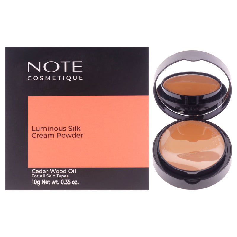 Luminous Silk Cream Powder - 06 Dark Honey by Note Cosmetique for Women - 0.35 oz Powder