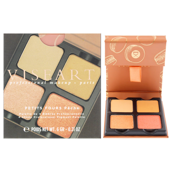 Viseart Paris Petits Fours Eyeshadow Palette - Peach by Viseart Paris for Women - 0.21 oz Eye Shadow