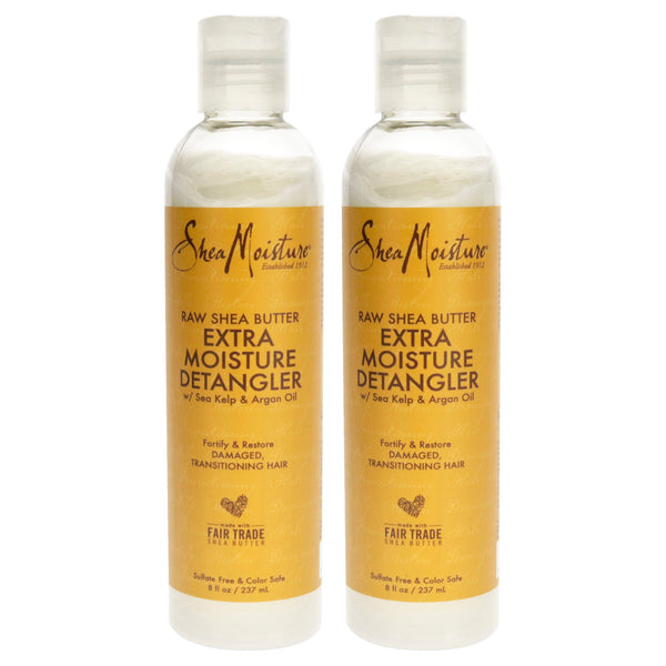 Shea Moisture Raw Shea Butter Extra-Moisture Detangler - Pack of 2 by Shea Moisture for Unisex - 8 oz Detangler