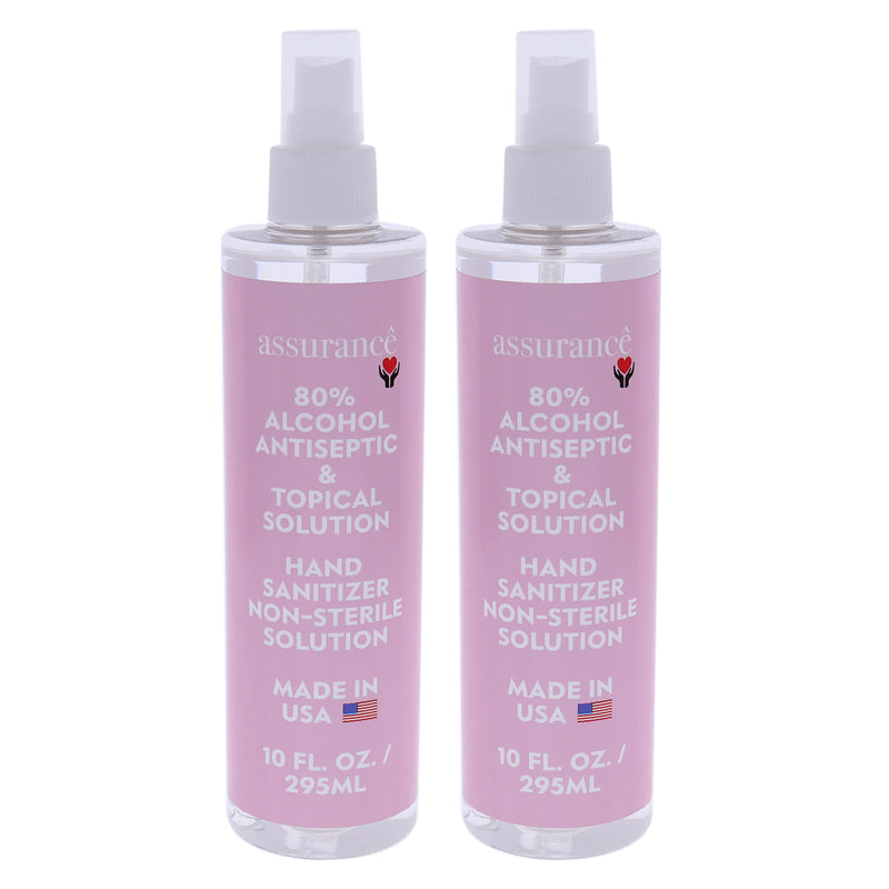 Assurance Hand Sanitizer Non-Sterile Solution by Assurance for Unisex - 10 oz Hand Sanitizer - Pack of 2
