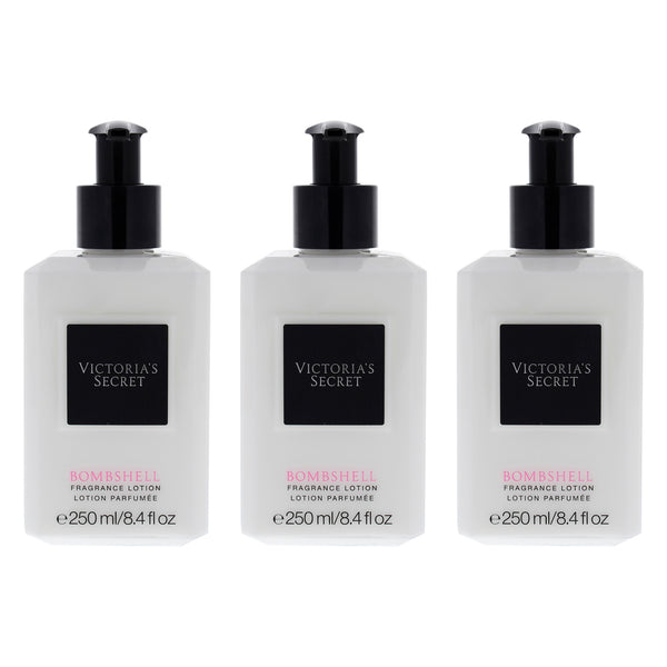 Victoria's Secret Bombshell Fragrance Lotion by Victorias Secret for Women - 8.4 oz Body Lotion - Pack of 3