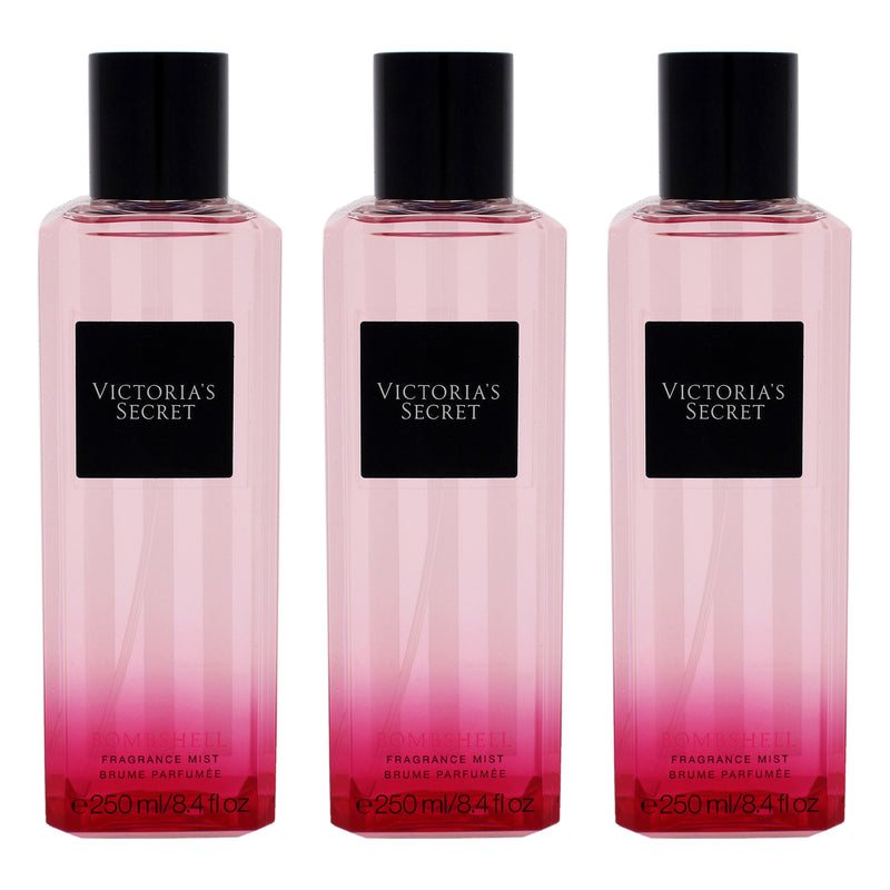 Victoria's Secret Bombshell by Victorias Secret for Women - 8.4 oz Fragrance Mist - Pack of 3
