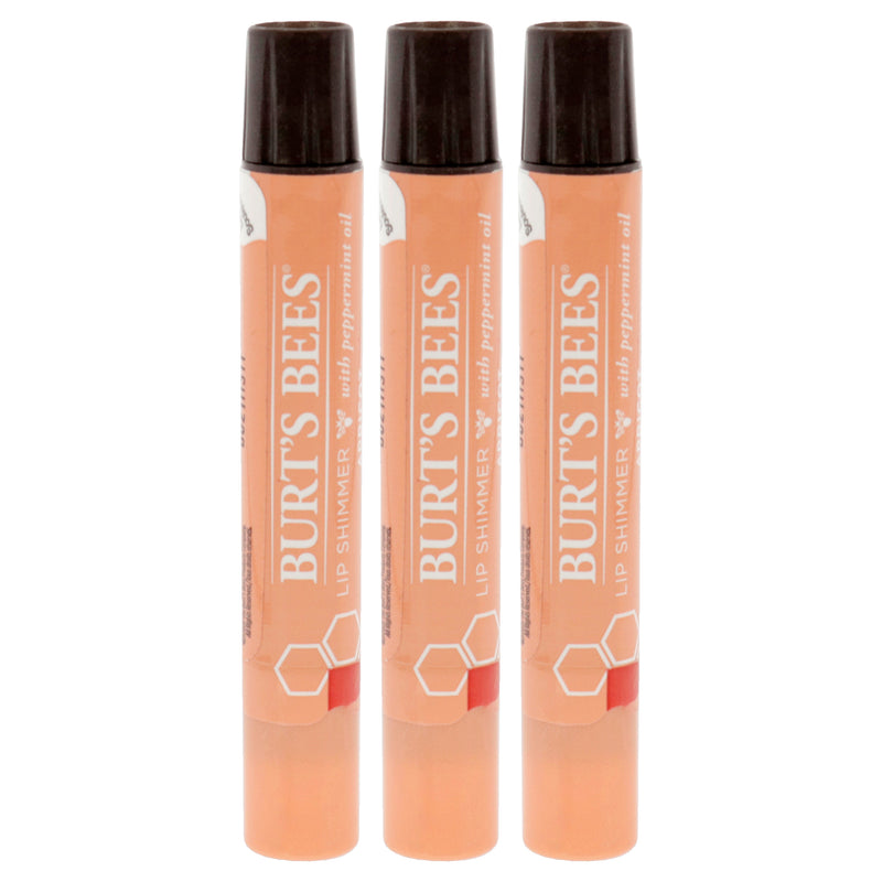 Burt's Bees Burts Bees Lip Shimmer - Apricot by Burts Bees for Women - 0.09 oz Lip Shimmer - Pack of 3