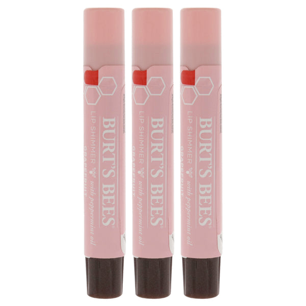 Burt's Bees Burts Bees Lip Shimmer - Grapefruit by Burts Bees for Women - 0.09 oz Lip Shimmer - Pack of 3