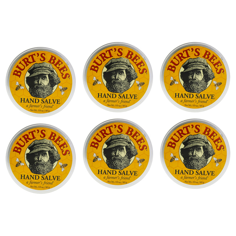 Burt's Bees Hand Salve by Burts Bees for Unisex - 3 oz Cream - Pack of 6