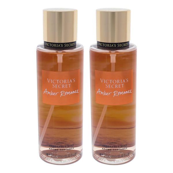 Victoria's Secret Amber Romance by Victorias Secret for Women - 8.4 oz Fragrance Mist - Pack of 2